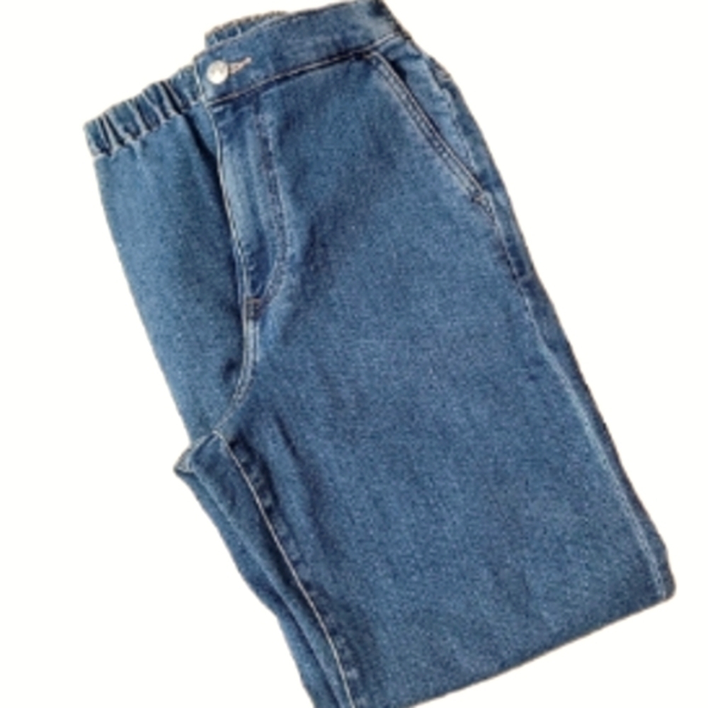 NEW! EXPRESS Super High Rise Stretch Denim Jogger Jeans 2. - Picture 5 of 8